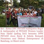 URBAN FARMING SOLUSI KEDAULATAN PANGAN (Catatan Ambassador Of PETANI Women Leader)